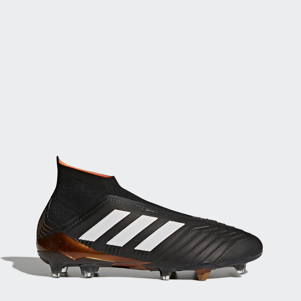 Adidas Predator 18+ Firm Ground - ποδοσφαιρικα παπουτσια ανδρικα - Μαυρα/Ασπρα/Κοκκινα,Μέγεθος: EU 3